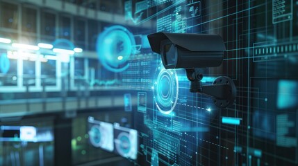 Poster - Security Camera and Digital Interface