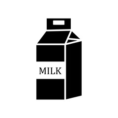 Milk box carton icon