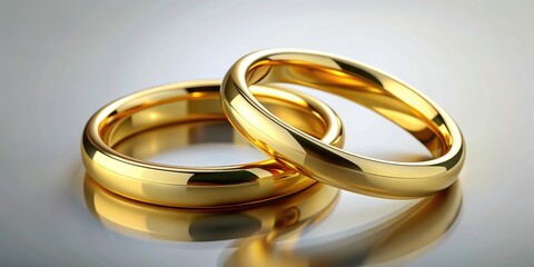 Closeup view of shiny gold rings isolated on a background, gold, rings, jewelry, closeup, luxury, precious, accessories