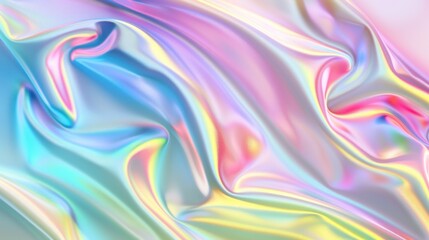 Canvas Print - Abstract Holographic Background