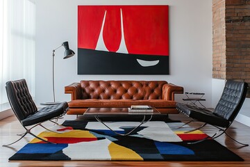 Wall Mural - modern living room