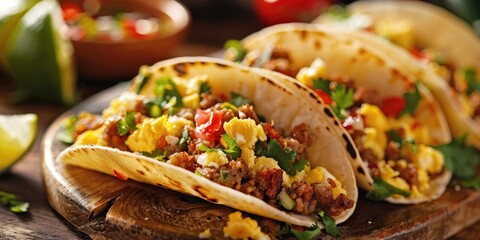 Sticker - Chorizo-Spiced Pork Sausage Egg Tacos