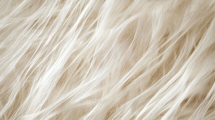 Soft White Fur Texture