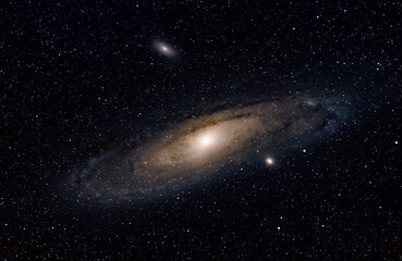 Wall Mural - the andromeda galaxy in the constellation andromeda. the andromeda galaxy, also known as messier 31 