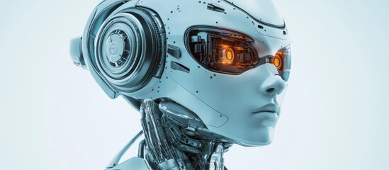 Poster - Futuristic android robot technology