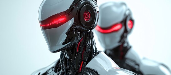 Poster - Futuristic Robot Warrior Artwork