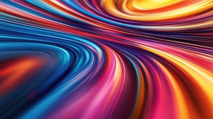 Poster - Colorful abstract background with dynamic motion blur effects