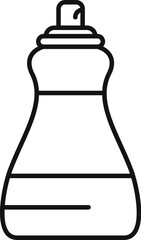 Poster - cleaning spray bottle icon representing a cleaning product for domestic use