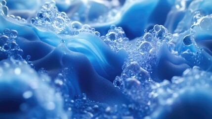 Poster - Soft Blue Detailed High Resolution Artwork