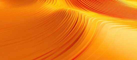 Fototapete - Abstract orange backdrop featuring luminous diagonal rounded lines Contemporary yellow gradient geometric design element Minimalist and futuristic aesthetic