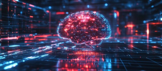 Aufkleber - Social media post concept showcasing generative AI technology