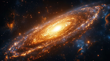 Wall Mural - starry nebula swirling in the vast cosmos, a celestial masterpiece painted by the universe itself