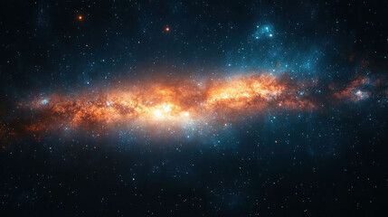 Wall Mural - space galaxy background