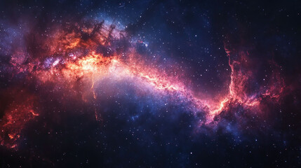 Wall Mural - sunrise in space