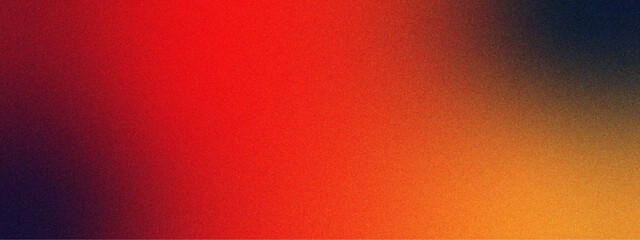Poster - Abstract Fiery Rose dark Red foil gradient vector blurred shine. Grainy grunge texture with heavy noise and gradient. Textured with rough grain, noise, and bright spots. Red color gradient, ombre 