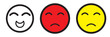 © Daishin - smile icon vector illustration. smile emoticon icon. feedback sign and symbol