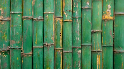 Wall Mural - A Beautiful Green Bamboo Background Ideal for Various Natural and Eco Friendly Designs