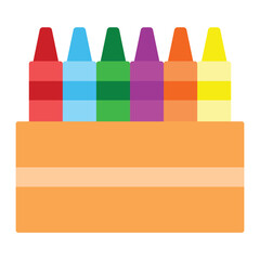 Sticker - crayon icon 