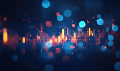 Poster - Abstract Data Visualization with Bokeh Effects