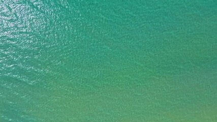 Wall Mural - Aerial view beautiful sea in Phuket island Thailand,ocean and summer sky background, Drone tilt up fast shot