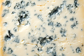 Wall Mural - Blue cheese, dor blue or roquefort texture