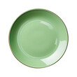 © roy9 - A green plate isolated on transparent and white background