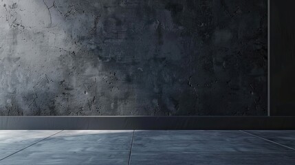 Wall Mural - Minimalist backdrop blending onyx and gray tones with fine textures and soft modern light