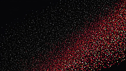 Glittering gradient red to black background noise