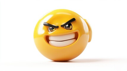 A 3D cartoon emoji doing a fist bump with a confident smile, expressing solidarity or celebration, on a white background 