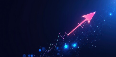 Poster - Abstract Arrow Chart Upward Trend