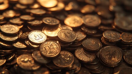 A Pile of Golden Coins