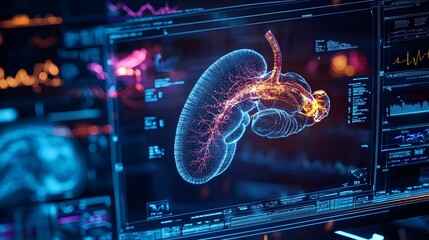 Poster - holographic 3d visualization of the human pancreas for detailed medical analysis treatment planning 