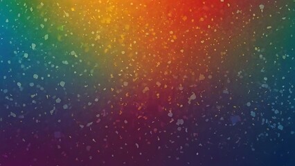 Wall Mural - Colorful party and celebration abstract background rainbow colors with small stars all around