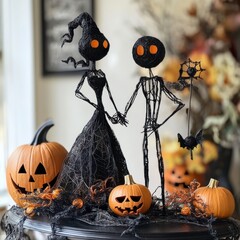 Halloween couple decor DIY crafts