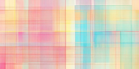 Wall Mural - Abstract grid with pastel color gradients.