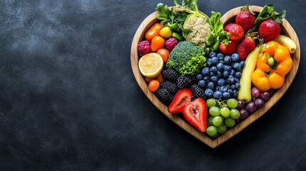 Heart-Healthy Nutrition. Fruits and Vegetables for Cholesterol Wellness