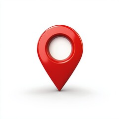 Poster - Realistic 3D location map pin gps pointer marking modern illustration.