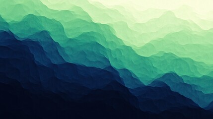 Aufkleber - A cool gradient background with a blend from deep navy blue to soft green, perfect for a calm and professional design.