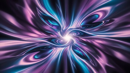 Poster - abstract fractal background