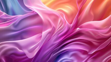 Wall Mural - Soft gradient background transformed into Vibrant Color Wave.