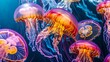 © Elshad Karimov - Jellyfish, mesmerizing marine marvels, possess gelatinous bodies and trailing tentacles. Their diverse shapes, sizes, and colors span from translucent to vibrant hues.