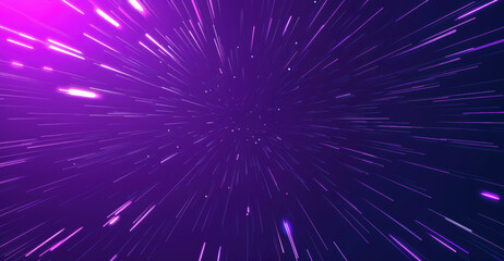 Aufkleber - Abstract purple light trails background illustration with a sense of speed and motion. High quality photo