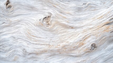 Wall Mural - Weathered Driftwood Texture with Knots and Grain Patterns