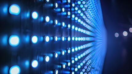 Wall Mural - Abstract Blue Lights