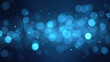 © vstudio - Abstract blue festive bokeh background