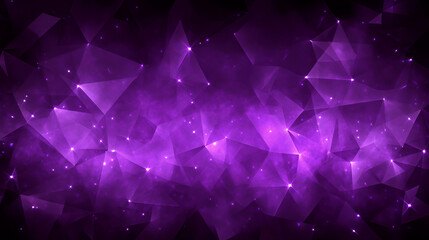 Aufkleber - Vibrant purple abstract background with geometric shapes and soft light, ideal for artistic design or digital projects