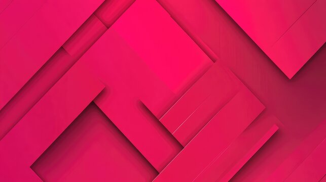 Bold, hot pink background with a dynamic geometric pattern, ideal for a high-energy and modern look