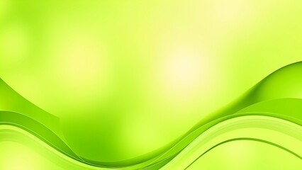 Vibrant green abstract waves flowing smoothly, ideal for fresh and nature-inspired designs.