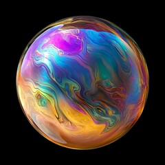 Poster - The design element consists of abstract fluid elements, holographic transparent gradients, modern futuristic posters, disperssion and iridescent effects 3D renderings, with abstract fluid design