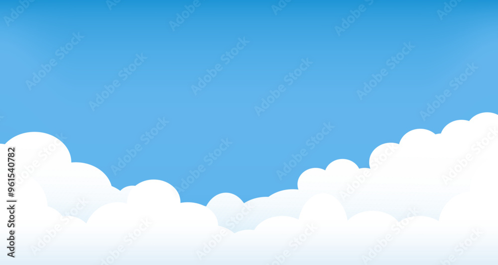 blue sky and clouds background	
